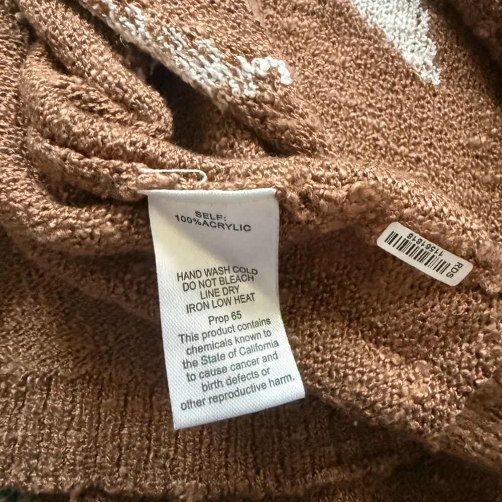 Altar’d State Star Brown Sweater Size XS - Picture 3 of 4